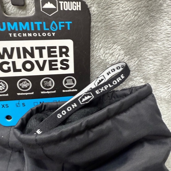 Summit Loft Winter Ski Mittens, Men's XS/S, Black,Waterproof, New - Picture 3 of 8